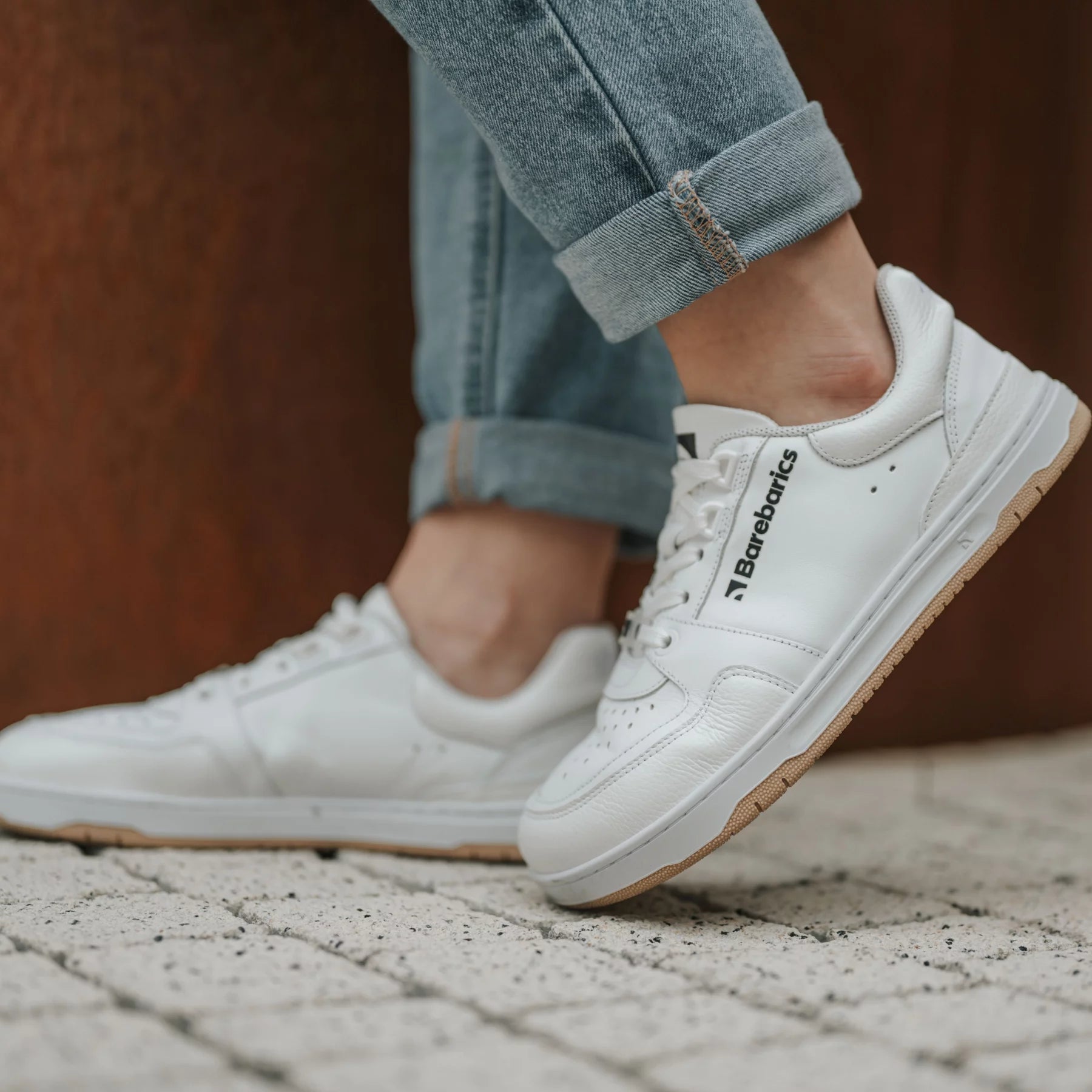 BarfuBschuhe Sneakers Wave All White Lucky Feet Factory