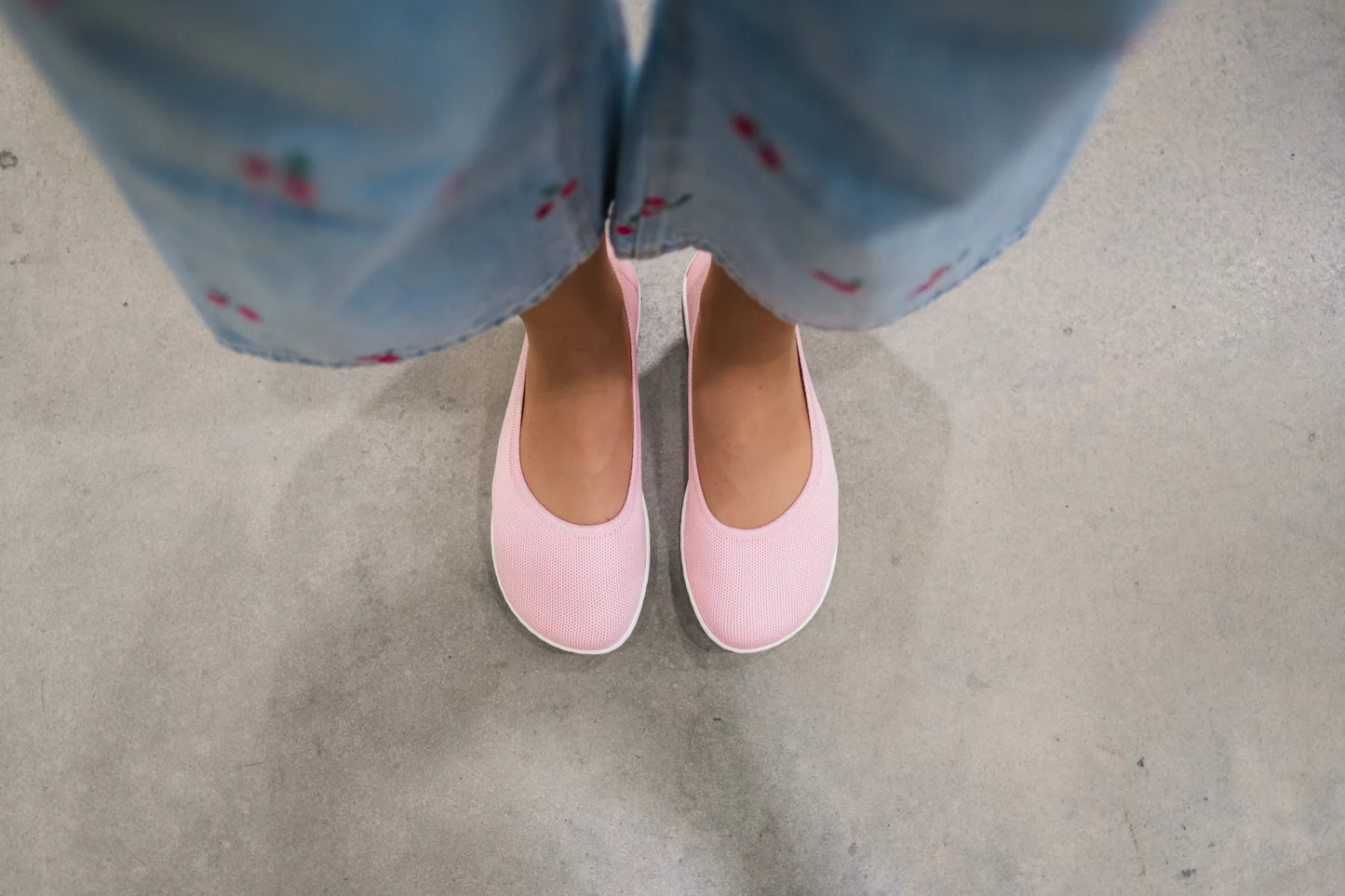 Ballet Flats Barefoot Shoes Ballerina- Delight - Light Pink