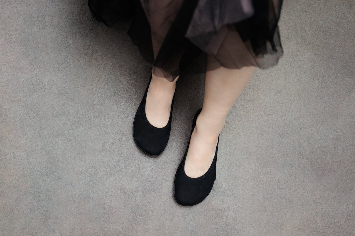 Ballet Flats- Sophie - Matt Black