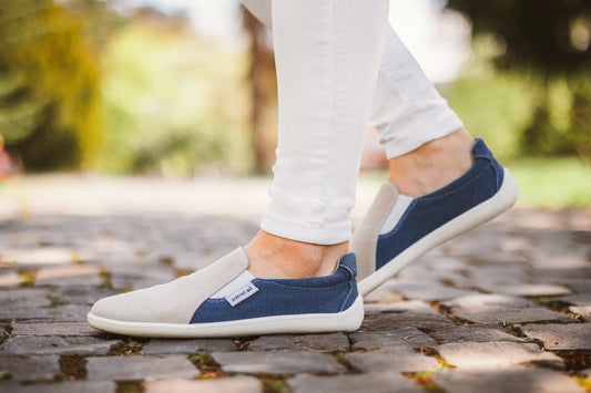 Pieds Nus Be Lenka Eazy - Vegan - Sable &amp; Bleu