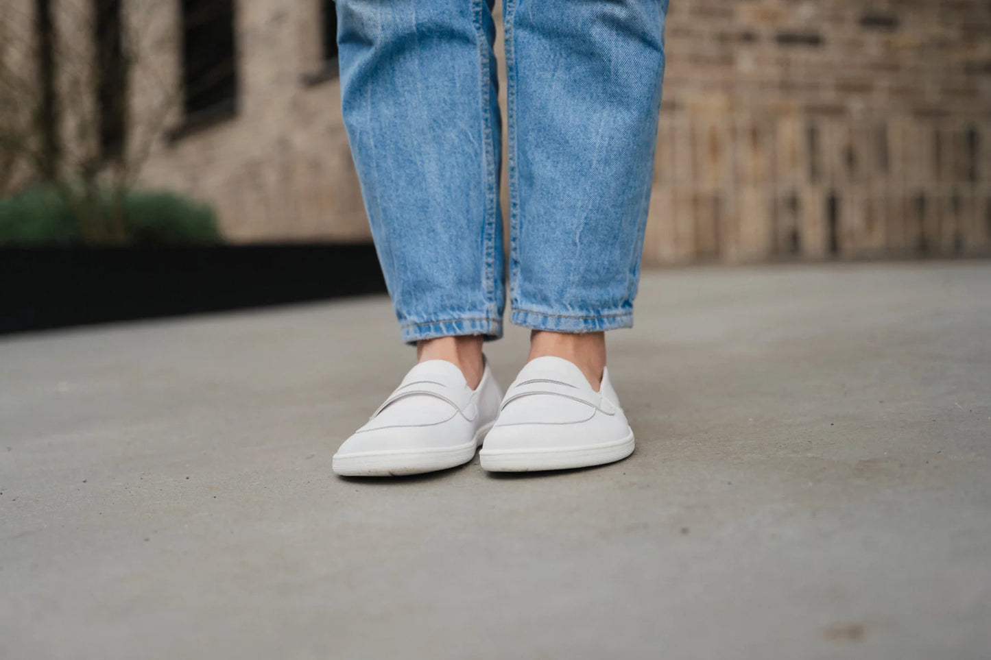 Mocassins chaussures pieds nus Buena - All White