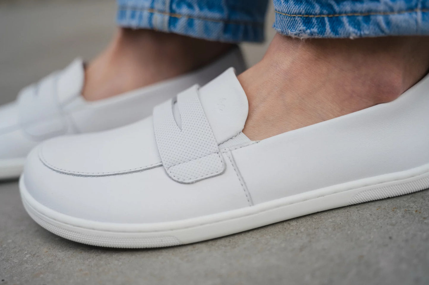 Mocassins chaussures pieds nus Buena - All White