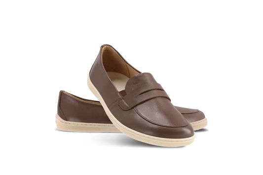 Mocassins chaussures pieds nus Buena - Marron Foncé &amp; Beige