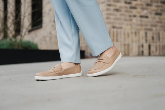 Barefoot shoe moccasins Buena - Latte Brown