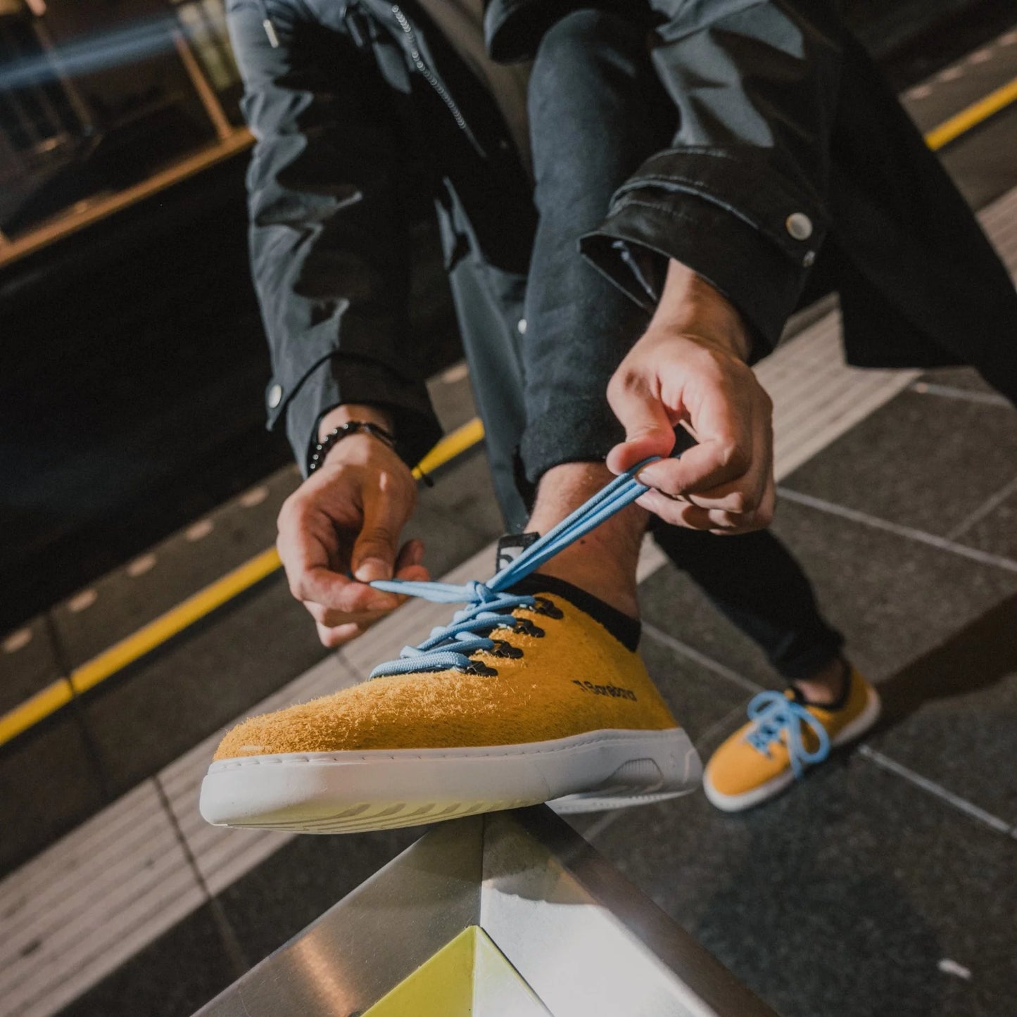 Barefoot Sneakers Bronx - Mustard