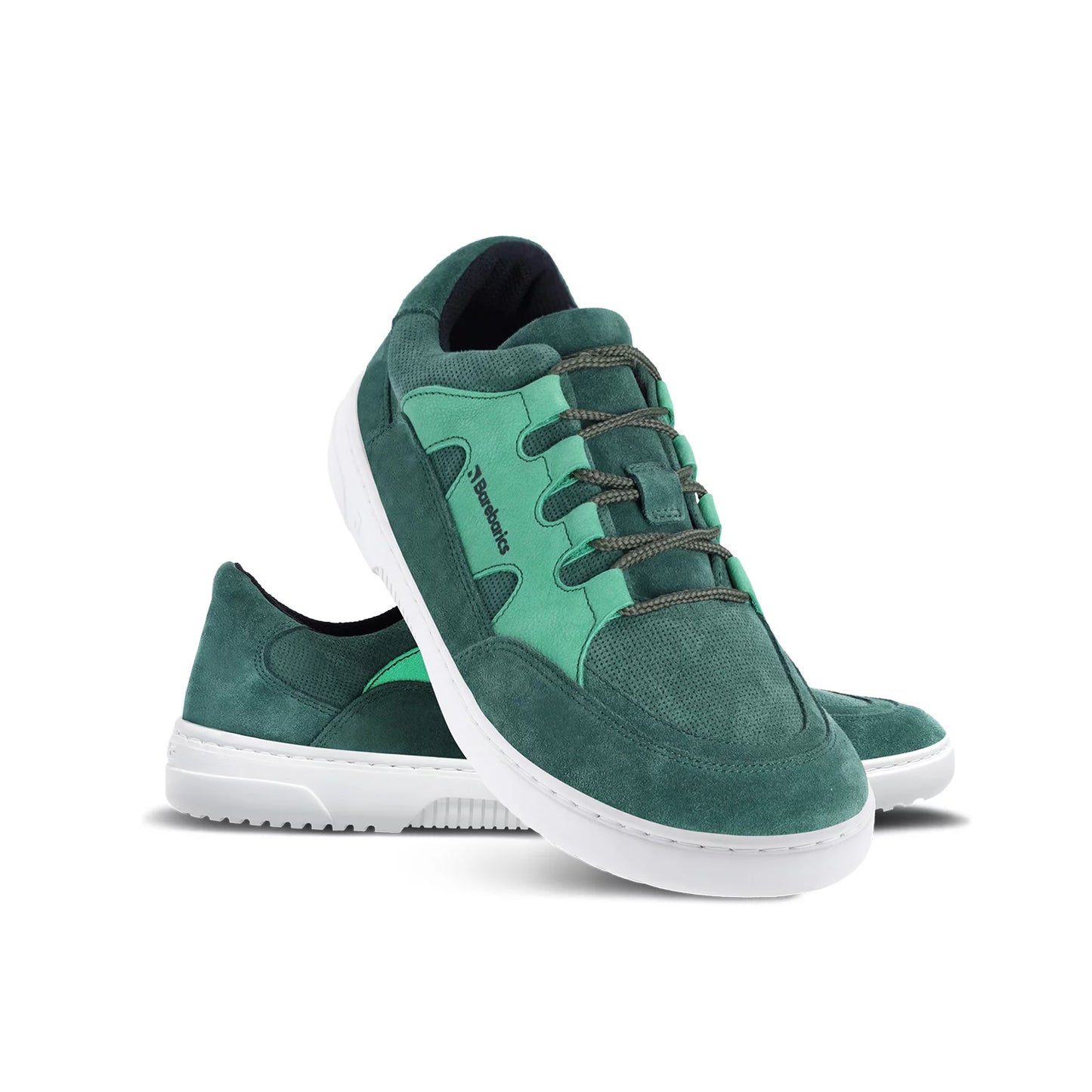 Barefoot Sneakers Evo - Dark Green & White