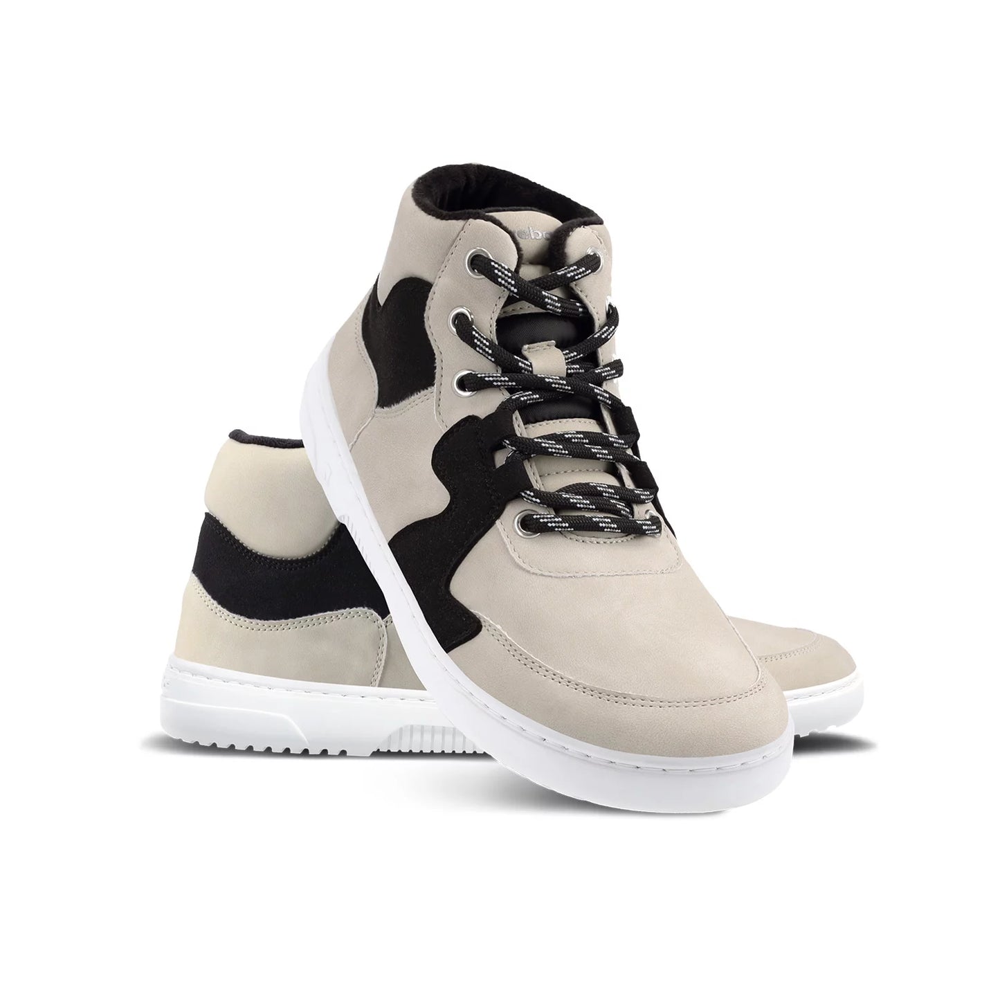 Barefoot Sneakers Stiefel Lynx - Beige & White