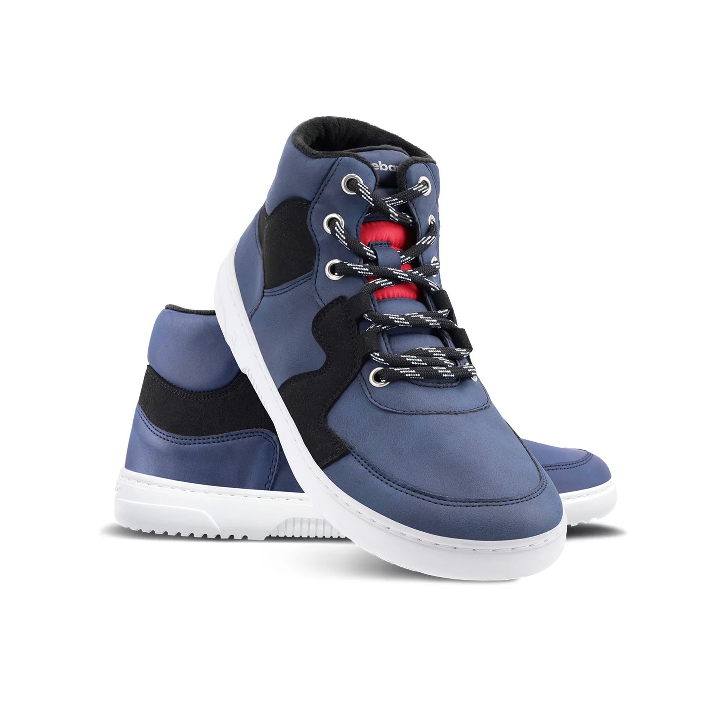 Barefoot Sneakers Stiefel Lynx - Dark Blue & White