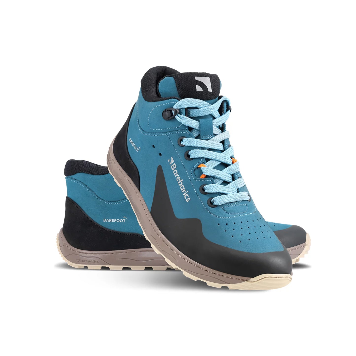 Barfuß Wanderschuh Trail Sneakers Trekker - Petrol Blue