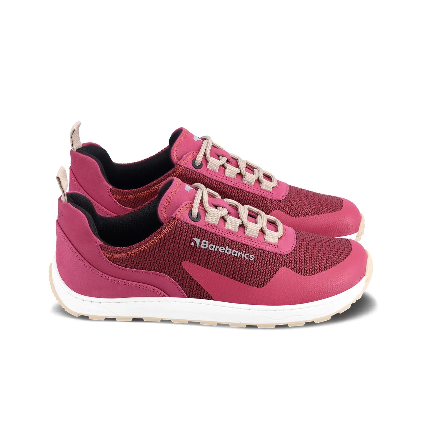 Barefoot Sneakers Hiking Shoe Women Wanderer - Dark Pink