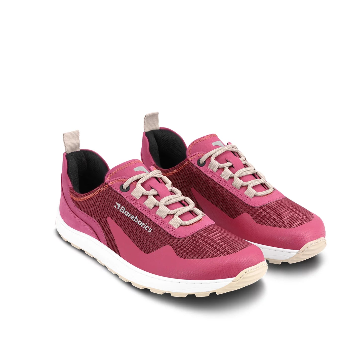 Barefoot Sneakers Hiking Shoe Women Wanderer - Dark Pink