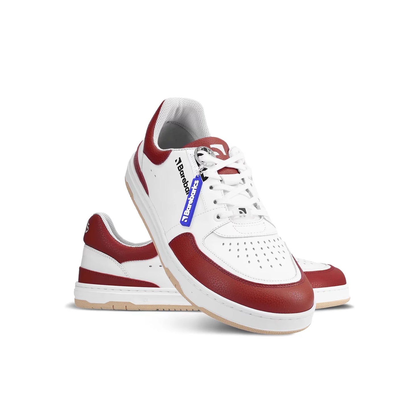 Chaussures Pieds Nus Baskets Wave - Blanc &amp; Rouge Cramoisi