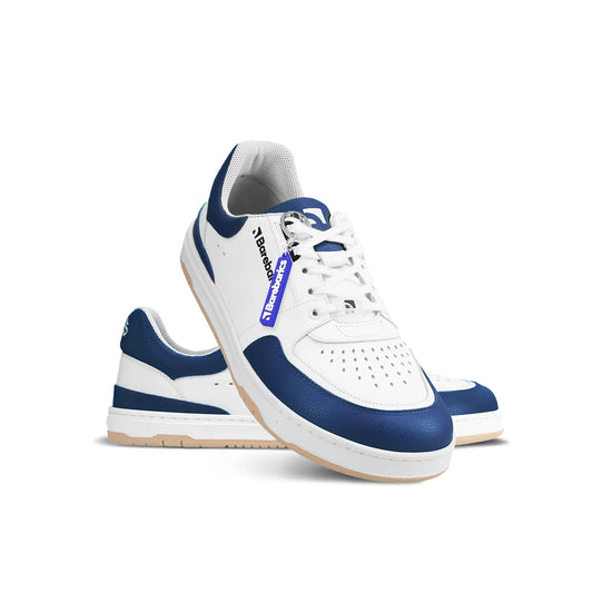 Barfußschuhe Sneakers  Wave - White & Dark Blue