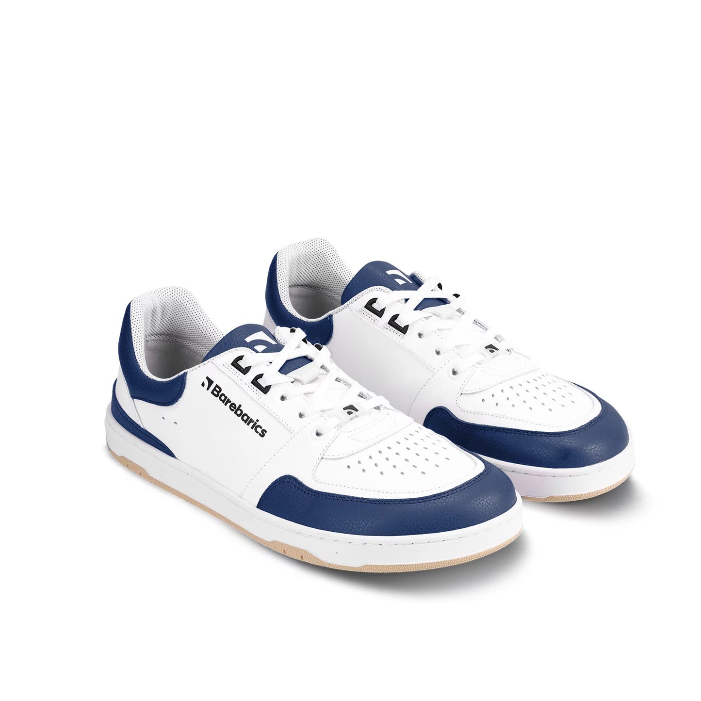 Barfußschuhe Sneakers  Wave - White & Dark Blue