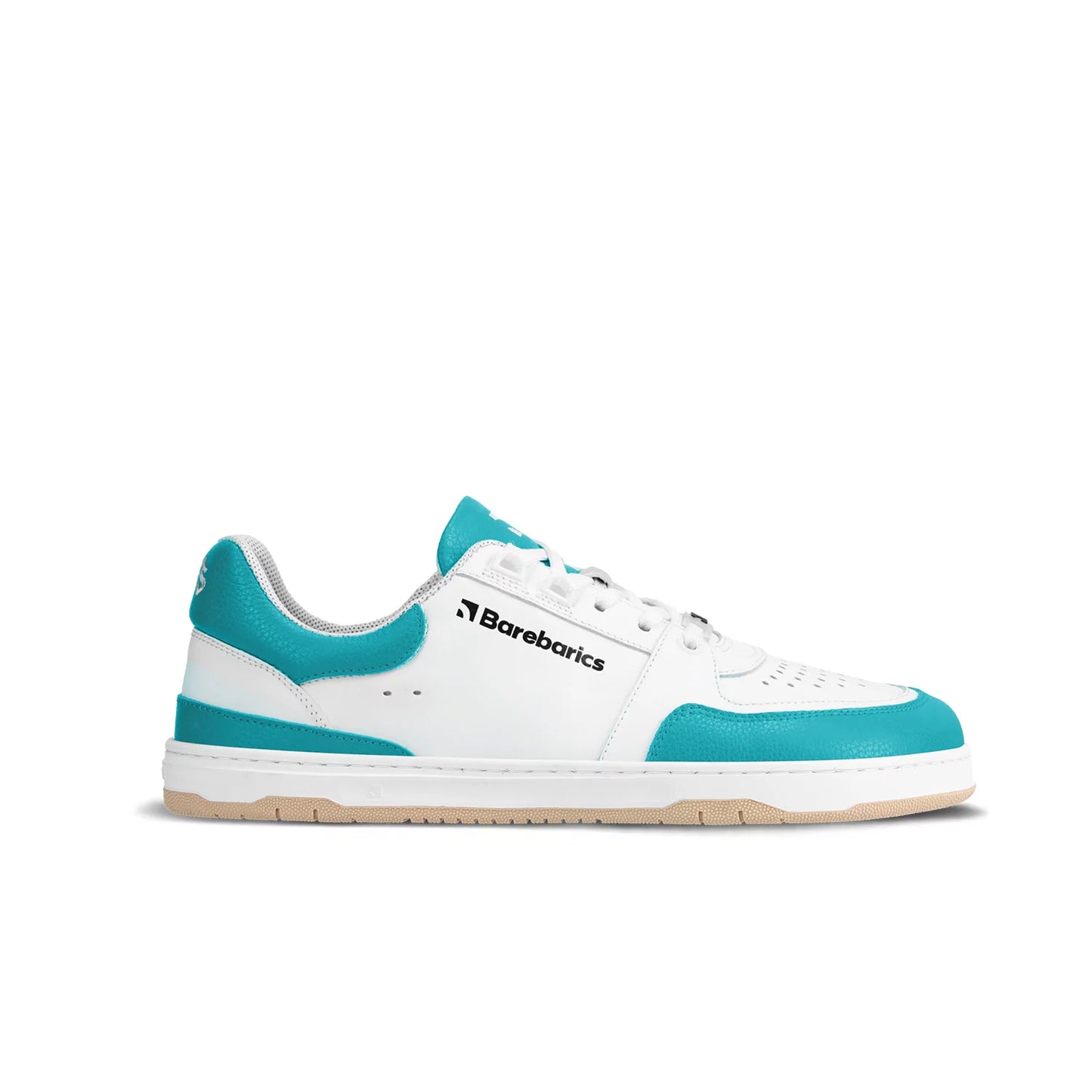 Chaussures Pieds Nus Baskets Wave - Blanc &amp; Turquoise Foncé