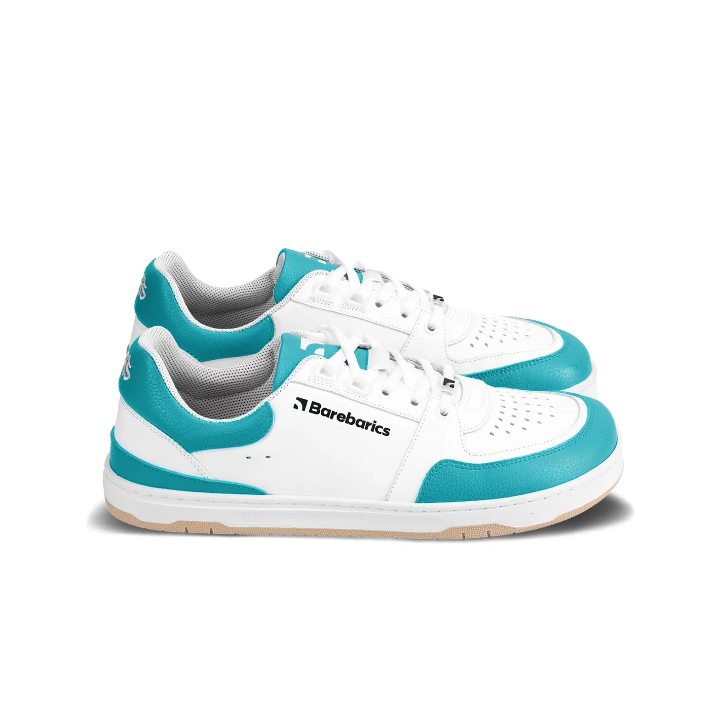 Barfußschuhe Sneakers  Wave - White & Dark Turquoise