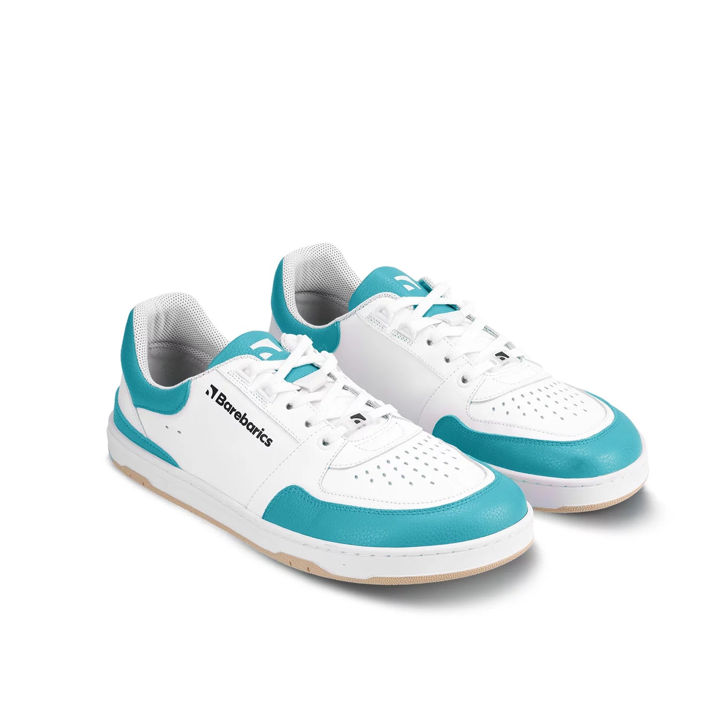 Barfußschuhe Sneakers  Wave - White & Dark Turquoise