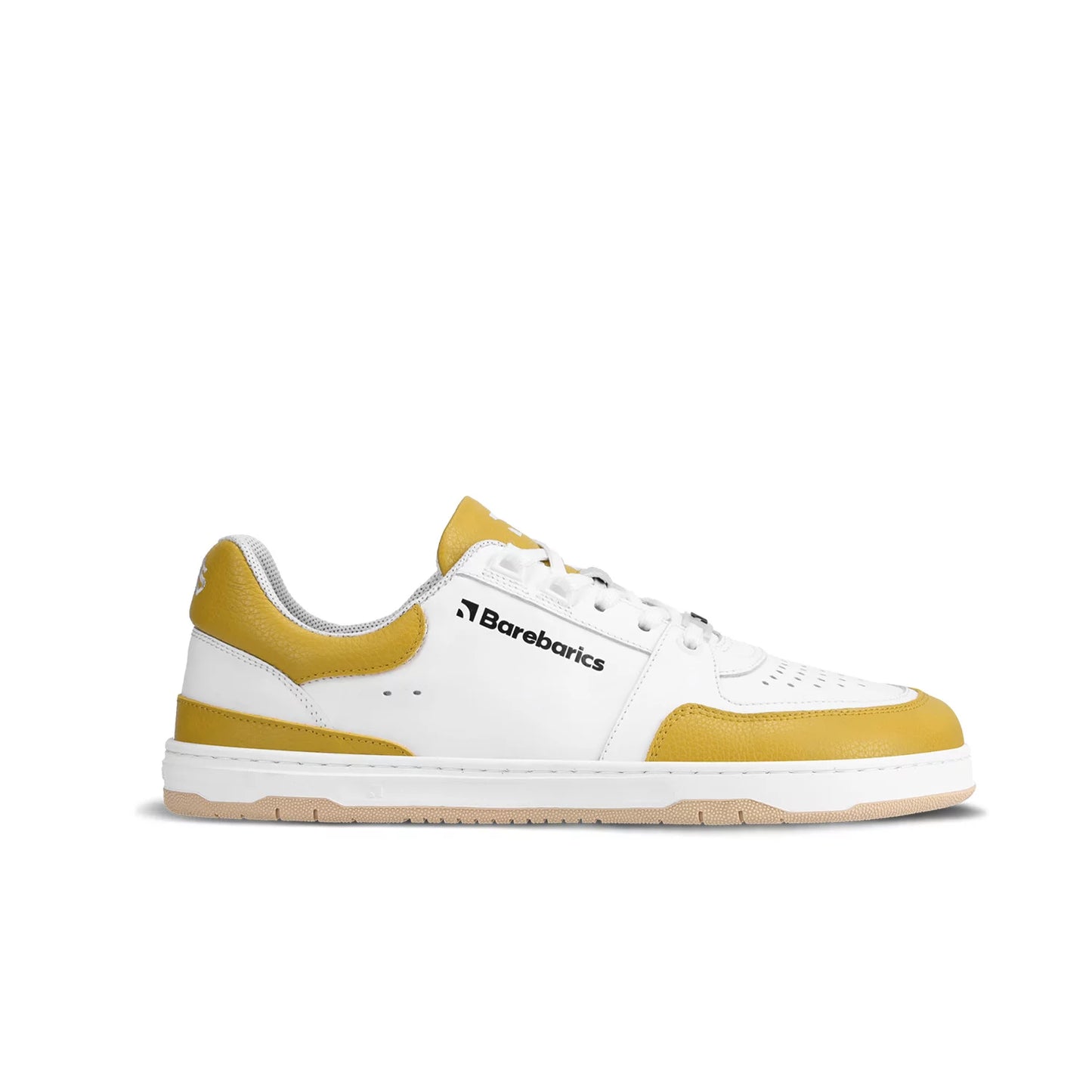 Barfußschuhe Sneakers  Wave - White & Sunset Yellow