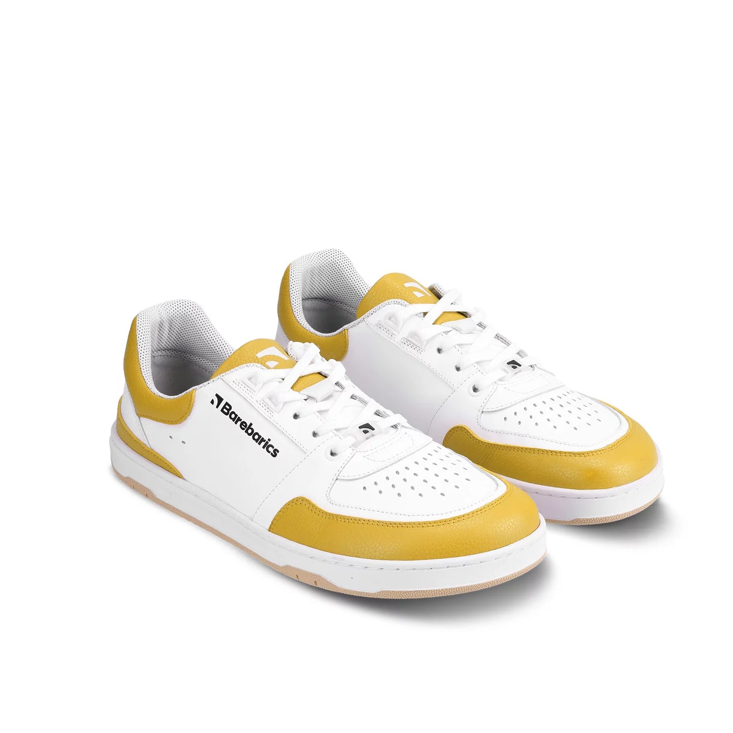 Barfußschuhe Sneakers  Wave - White & Sunset Yellow