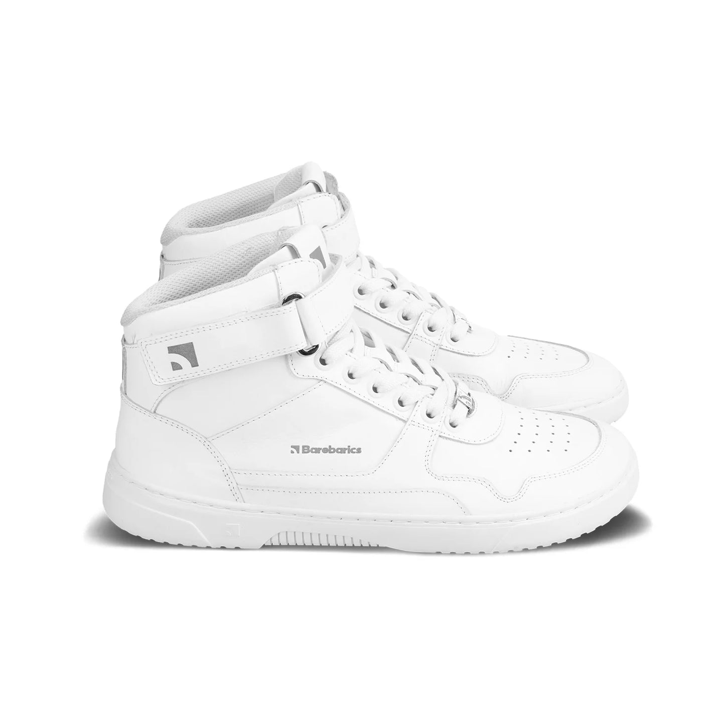 Barefoot Sneakers Zing - High Top - All White - Leather