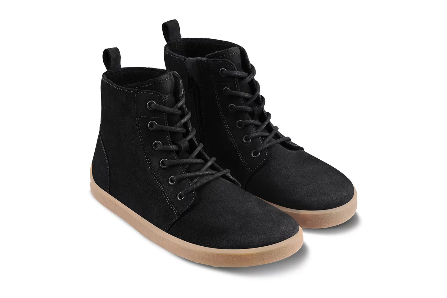 Chaussures Pieds Nus d'Hiver Bottes Atlas - Noir Mat