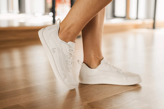 Chaussures pieds nus Baskets Velocity - Tout Blanc