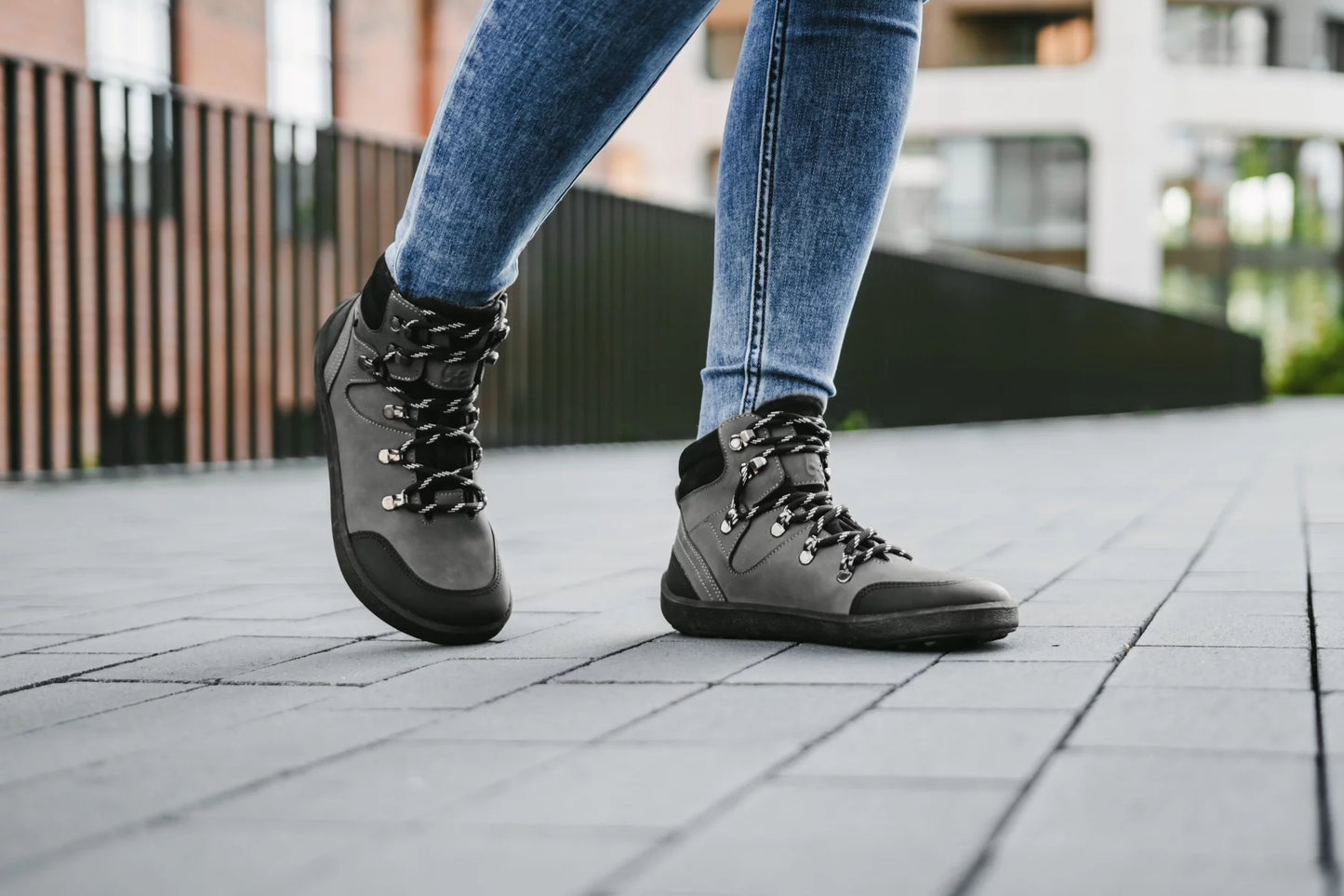 Barfußschuhe Wanderschuh Ranger 2.0 - Grey & Black