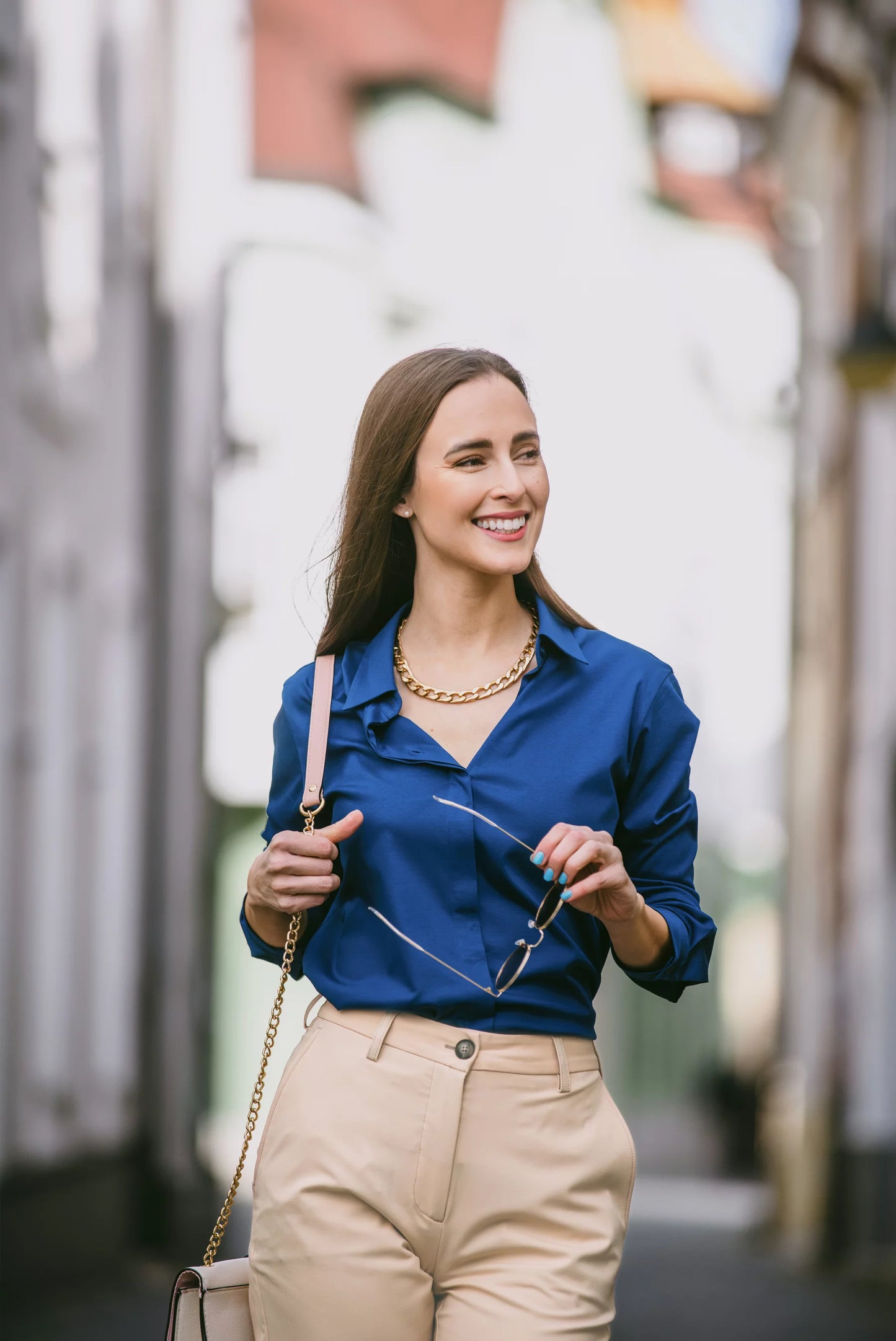 Women's shirt BL Essentials - Navy