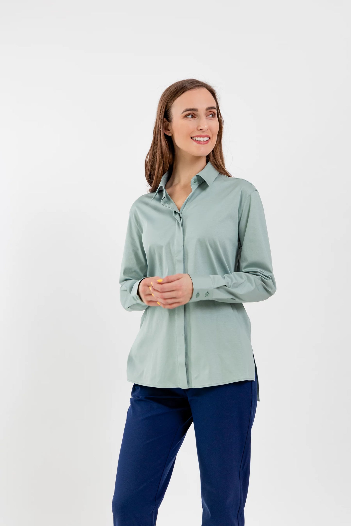 Chemise femme BL Essentials - Vert Pistache