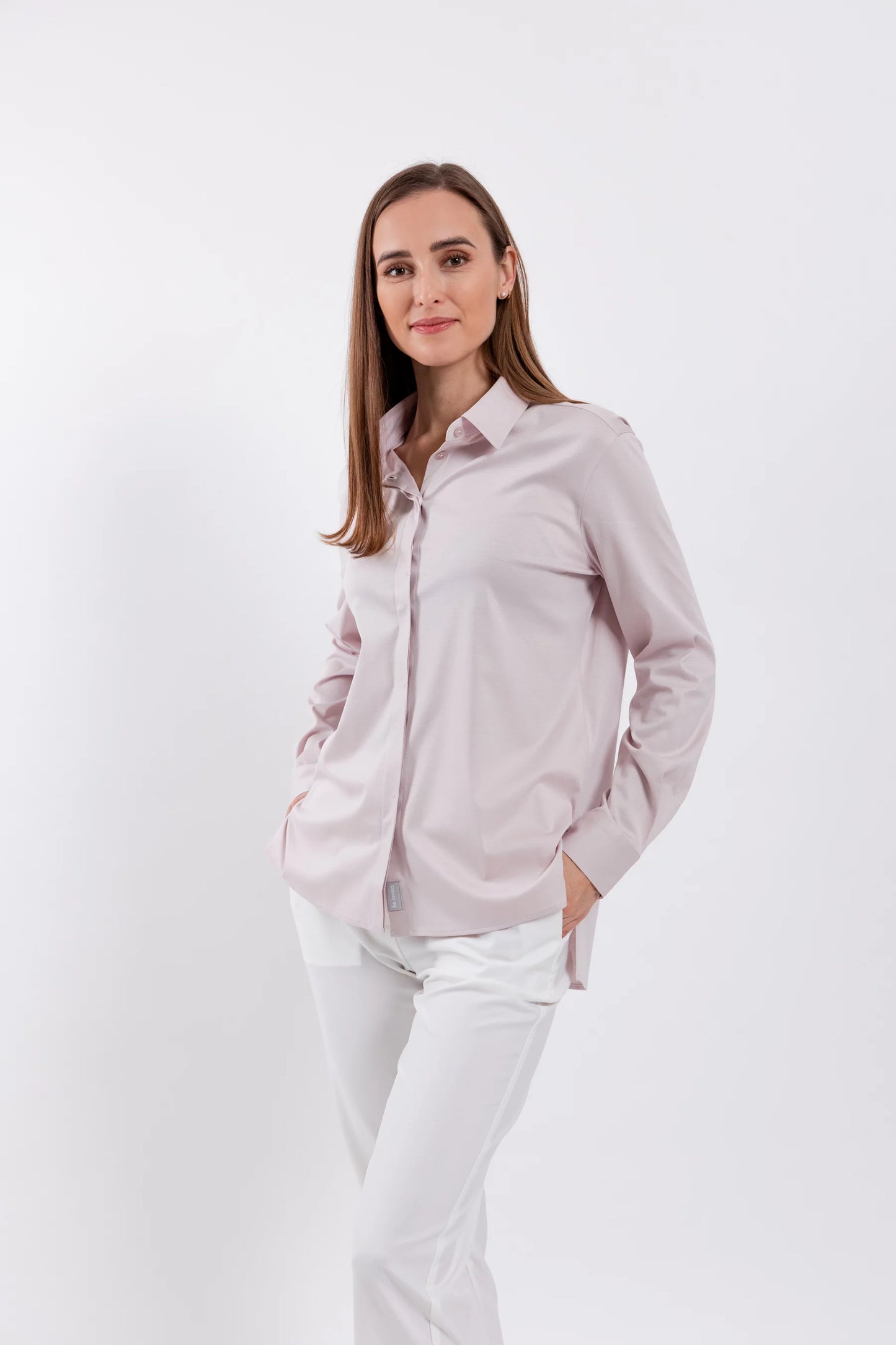 Chemise femme BL Essentials - Rose Poudré