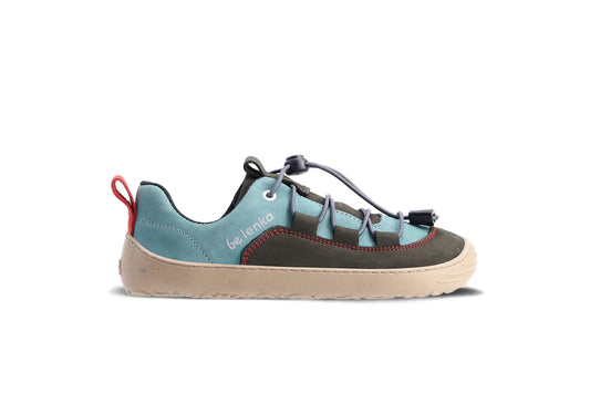 Kinder Barfuß Sneakers Xplorer - Olive Black & Sage Green