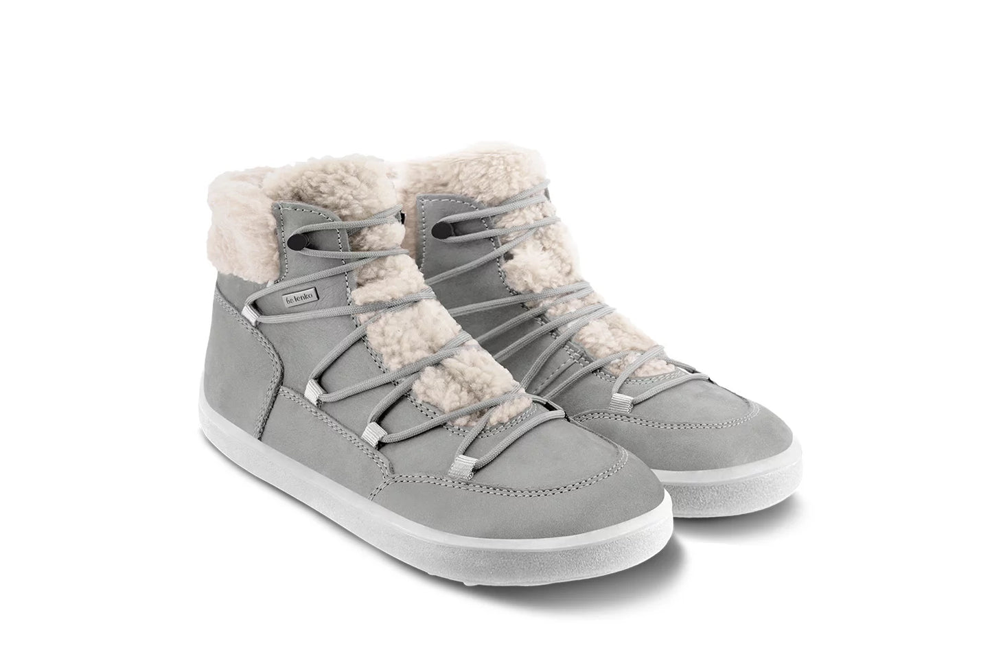 Winter Barfußschuhe Stiefel Bliss - Cloud Grey