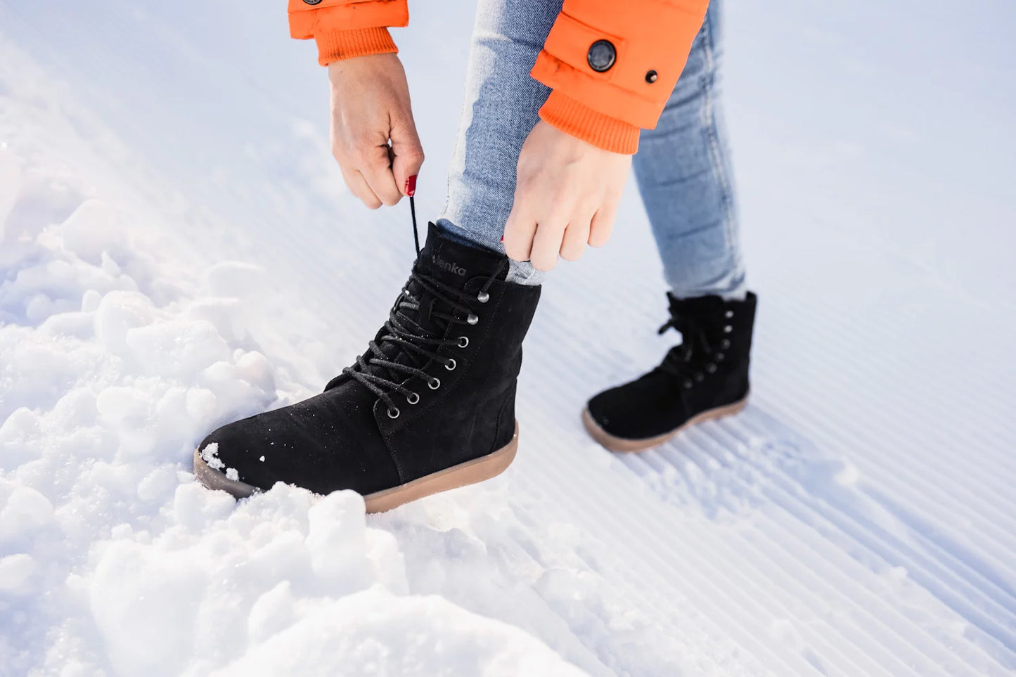 Barfußschuhe Stiefel Winter 3.0 - Matt Black