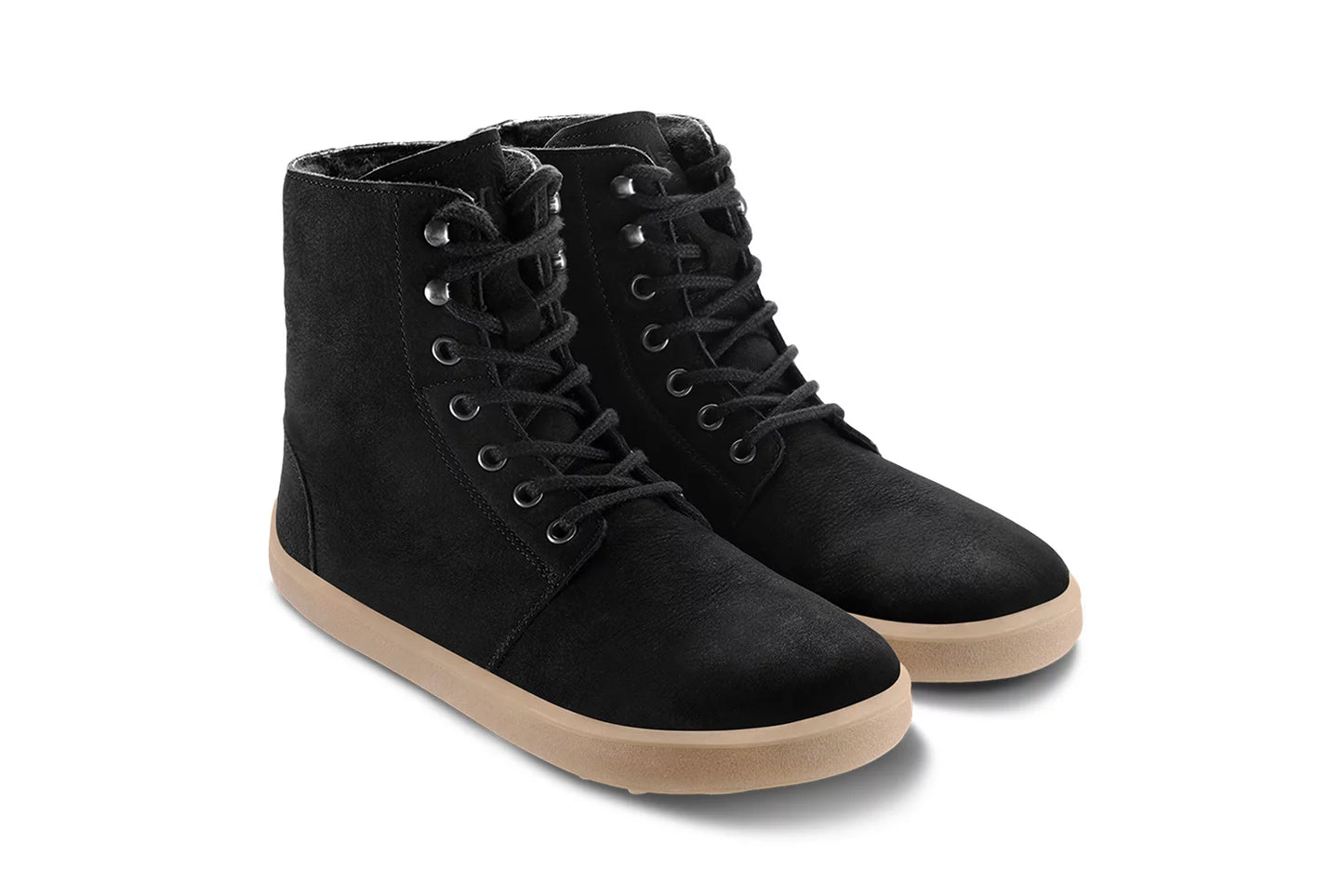 Barfußschuhe Stiefel Winter 3.0 - Matt Black