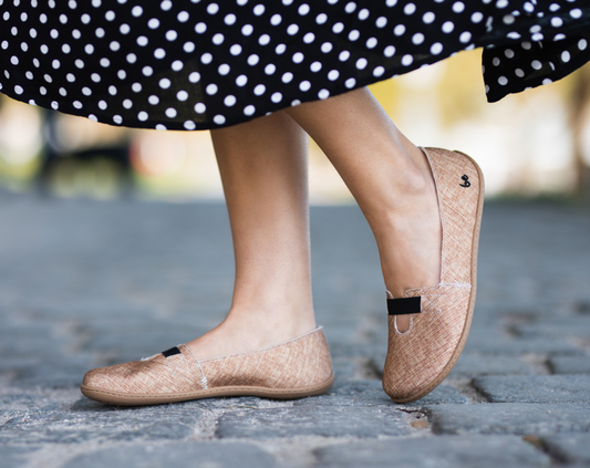 Ballet Flats - Harmony - Jute Brown