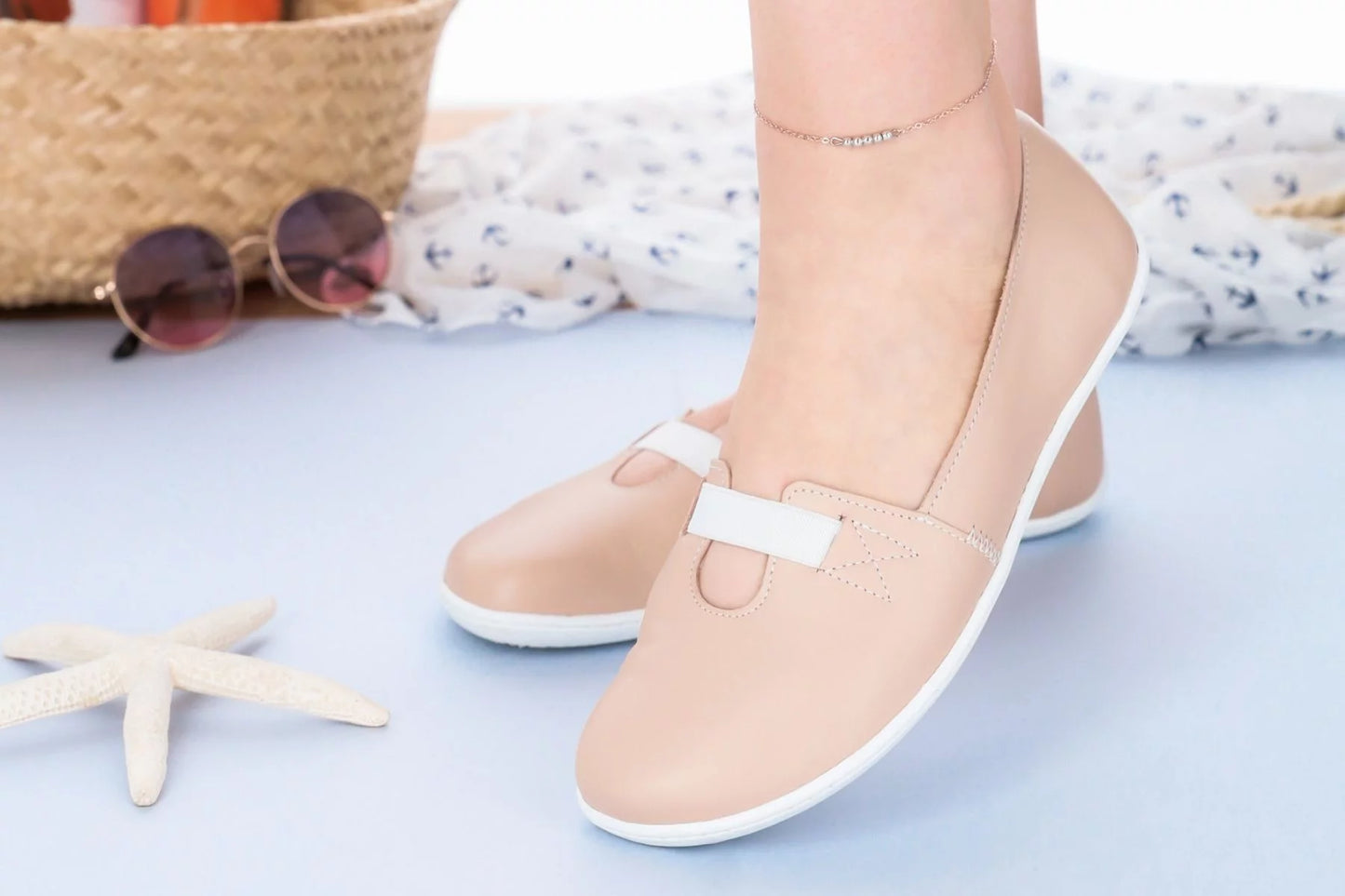 Ballet Flats - Harmony - Nude Pink