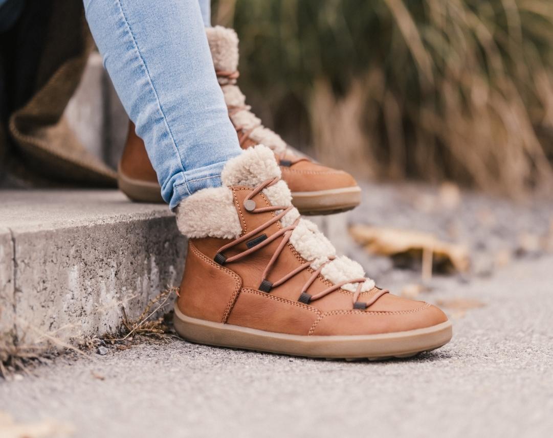 Barfußschuhe Stiefel Bliss - Brown